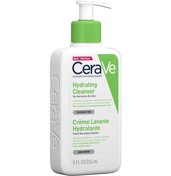 Cerave Hydrating Facial Cleanser For Normal to Dry Skin (Uk Version ...