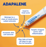 Differin 0.1% Adapalene Acne Treatment Gel - Image 2