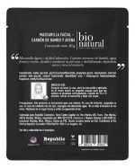 Bio Natural Bamboo Charcoal and Oats Moisturizing Facial Sheet Mask - Image 2
