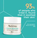 Aveeno Face Calm + Restore Oat Gel Moisturiser 50ml - Image 2