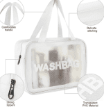 Transparent Travel Cosmetic Bag X 3 - Image 5