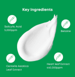 Nineless A-control Heartleaf & BHA Foam Cleanser 120ml - Image 2