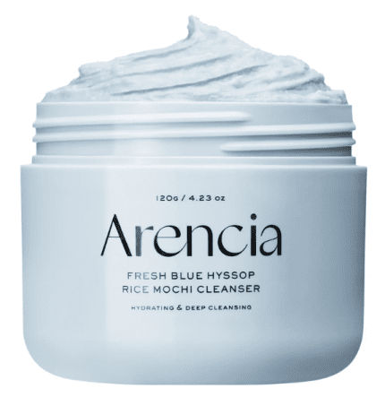 Arencia Fresh Blue Hyssop Rice Mochi Cleanser